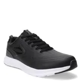 Championes Topper Boro III negros con suela blanca, cordones negros y logo de la marca en el lateral.