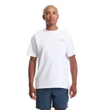 Remera Volcom ABG Workwear de manga corta y corte clásico, color blanco, con pequeño estampado gráfico en el pecho.