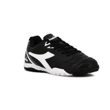 Championes de fútbol Diadora Tifosi Tf para hombre, color negro con detalles en blanco.