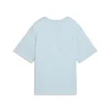 Remera deportiva Puma de corte relajado, color verde agua, con cuello redondo y logo de la marca bordado en el centro del pecho.