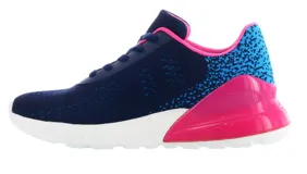 Championes de mujer Push Mati, color blanco con detalles en negro y logo en el lateral.