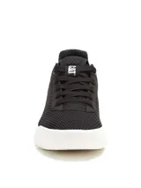 Sneaker Caterpillar modelo Hex Lite Vent Ws, color negro con suela blanca. Capellada de malla transpirable, cordones y logo de la marca en el lateral y la lengüeta.