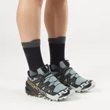 Championes de trail running Salomon Speedcross 6 Gore-Tex, color negro, impermeables y con suela de alta tracción.
