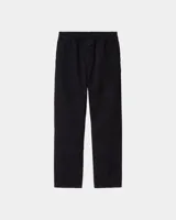 Pantalón de corte regular cónico confeccionado en sarga de algodón orgánico. Presenta cinturilla elástica con cordón, bolsillos laterales para herramientas y bragueta con cremallera.