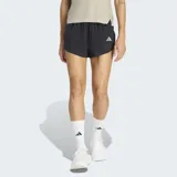 Short deportivo Adidas ADI365 Climacool color negro, de diseño ligero para running, con cintura elástica y logo reflectante de la marca.