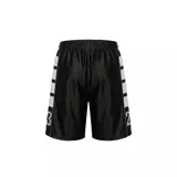 Short deportivo Nike Jordan modelo Brooklyn CAT Scratch, de color negro con detalles en blanco. Presenta bandas laterales con bloques blancos y el número 23 estampado en la parte inferior de la pierna. Cuenta con cintura elástica con el logotipo de Jordan.