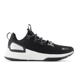 Championes New Balance FuelCell Trainer v2 negros con detalles en gris y blanco. Diseñados para entrenamiento en gimnasio, césped o concreto.