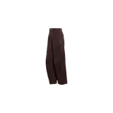 Pantalón Adidas Canvas Loose estilo cargo en color marrón oscuro, de corte ancho y holgado, con bolsillos laterales y el logo clásico bordado.