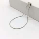 Pulsera de plata 925 con eslabones tipo serpiente.