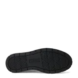Championes urbanos Puma modelo Karmen II Idol Metallic, color negro con detalles en plateado metalizado. Presentan una suela de plataforma robusta y diseño de caña baja.