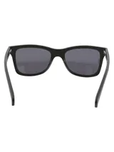 Lentes de sol RKF modelo Portofino con armazón de madera de nogal y cristales polarizados con protección UV en tono oscuro.