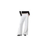Pantalón de jogging gris melange de corte recto y holgado, con cintura elástica y bolsillos laterales. Presenta pequeño logo bordado en la pierna izquierda.