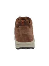 Botín de cuero descarne color marrón con ajuste de cordones. Cuenta con suela de tecnología honey foam para mayor amortiguación y tracción, y plantilla hipoalergénica fabricada con materiales sustentables.