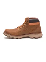 Botas Caterpillar modelo Situate WP de cuero marrón, impermeables, con cordones y suela de goma con tecnología City Grip.