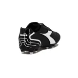 Championes de fútbol Diadora Optimus Futbol MD para hombre, color negro con detalles en blanco.
