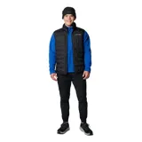 Buzo polar Columbia modelo Fast Trek III, color azul, con cuello alto, cierre frontal parcial y bolsillo con cierre en el pecho.