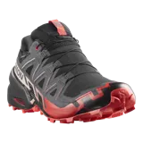 Championes de trail running Salomon Speedcross 6 Gore-Tex, color negro, impermeables y con suela de alta tracción.