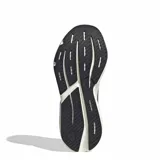 Championes deportivos Adidas modelo Lightblaze, con diseño de malla blanca y superposiciones en gamuza gris y detalles en negro. Presentan suela gruesa con tecnología Lightstrike y cierre de cordones.