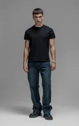 Remera de calce slim fit, confeccionada en jersey de algodón, con cuello redondo y mangas cortas con terminación en rib.