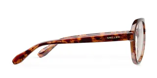 Lentes blueblocker con armazón estilo aviador en estampado carey. Cuentan con protección contra luz azul y UV400, diseñados para el uso frente a pantallas digitales.