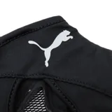 Guantes de entrenamiento Puma negros con palma acolchada y puntos antideslizantes.