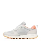 Championes Merrell modelo Alpine 83 Sport para mujer, en color gris con detalles en rosado y suela dentada en tono tostado.