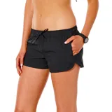 Short de baño Rip Curl modelo Classic Surf 3 de color negro, con cintura elástica con cordón ajustable y bolsillos laterales.