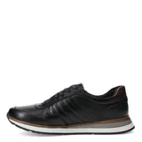 Championes urbanos Democrata modelo Grow, color marrón, confeccionados en cuero con detalles de textura microperforada en los laterales y puntera. Presentan cierre con cordones al tono y suela de goma con entresuela en capas de color gris y blanco.