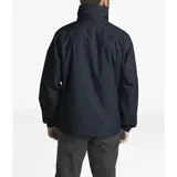 Campera impermeable The North Face Resolve Insulated, color azul marino, con capucha ajustable que se guarda en el cuello, bolsillos con cremallera, puños elásticos y dobladillo ajustable.