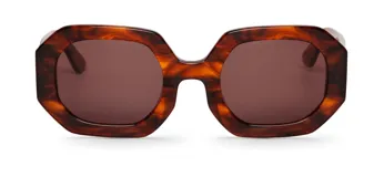 Lentes de sol Mr Boho modelo Sagene, con montura de acetato color carey y lentes marrones.