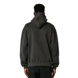 Canguro negro con capucha y bolsillo tipo canguro. Estampado frontal con el logo de la marca Former en color blanco con efecto scratch.