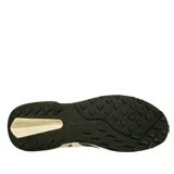 Championes Saucony Jazz NXT, color verde con detalles en blanco y beige. Capellada de gamuza y tela, con logo de la marca en el lateral. Suela de goma. Edición especial Universal Works.