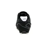 Championes de fútbol Lotto Milan MD, color negro con detalles en blanco y bandera italiana en el talón.