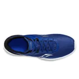 Championes de running Saucony Convergence, color azul con detalles en negro y logo plateado.