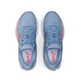 Championes de running Asics GT-1000 10, para hombre o mujer, color azul marino con detalles en celeste y blanco.