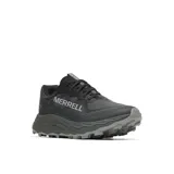Championes de trail running Merrell modelo Agility Peak 6, color negro y gris, con parte superior de malla transpirable, entresuela con tecnología FlexConnect y suela de goma Vibram.