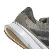 Championes de running Adidas Duramo SL 2, color gris con detalles en negro y suela blanca.