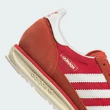 Championes Adidas SL 72 RS, color rojo con detalles en blanco y azul.