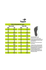 Championes deportivos Topper Terrano II, color blanco con detalles en gris, con diseño robusto y suela de gran tracción.
