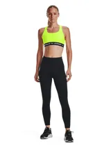 Calza deportiva Under Armour de tiro alto, confeccionada en tejido de doble punto ultrasuave y elástico en cuatro direcciones. Cuenta con pretina ancha y plana, y bolsillo lateral integrado.