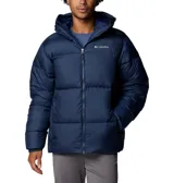 Campera puffer Columbia con capucha, cierre frontal completo, bolsillos laterales con cremallera y puños elásticos. Cuenta con tecnología de aislamiento Thermarator y tejido resistente al agua.
