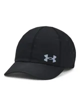 Gorra deportiva de perfil bajo con panel frontal sin estructura, confeccionada en tejido ligero y elástico con paneles perforados para mayor transpirabilidad. Incluye banda interior Iso-Chill que disipa el calor y cierre de velcro ajustable.