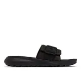 Sandalia tipo slide Columbia, color negro, con banda ajustable mediante hebilla y suela de espuma EVA con tecnología Omni-GRIP LT para mayor tracción y comodidad.