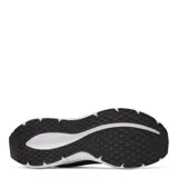 Championes de running Under Armour Ascend, color negro con suela blanca. Diseño en tejido de malla transpirable y detalles sintéticos, con cordones y logo de la marca en la lengüeta y el talón.
