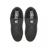 Championes urbanos Etnies modelo Fader, color blanco con detalles en azul marino y suela marrón.