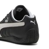 Championes Puma Speedcat LTHR negros con detalles en blanco, de caña baja y suela plana.