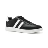 Championes urbanos American Sport modelo Resh Basic, color blanco con detalles en negro.