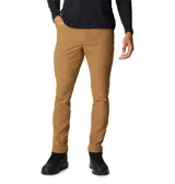 Pantalón de senderismo color marrón, con tecnología Omni-Heat™ termorreflectante y acabado Omni-Shield™ repelente a la humedad y manchas. Cuenta con bolsillos laterales, bolsillos traseros y un bolsillo de seguridad con cremallera.