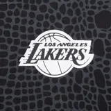 Canguro azul marino con textura de piel de serpiente y logo de los Golden State Warriors estampado en el pecho.