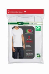 Pack de dos camisetas interiores de cuello redondo, confeccionadas en algodón, con diseño clásico y ajuste cómodo.